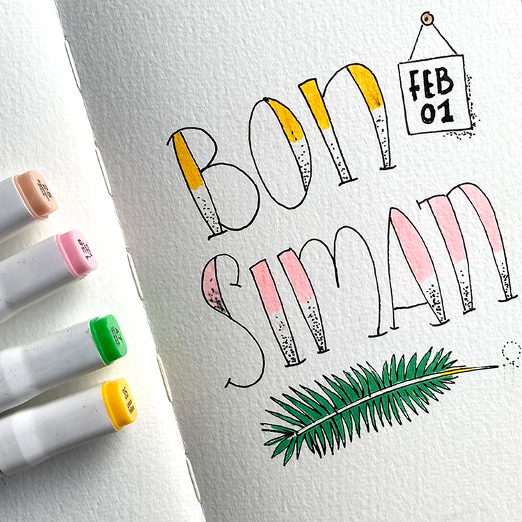Hand lettering - Peace of Art